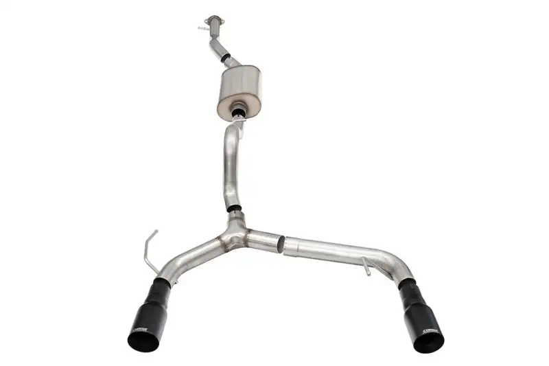 Corsa 21-25 Ford Bronco 2.3L 4-Door 2.75in Cat-Back Dual Rear Exhaust w/ 4in Straight-Cut Black Tips