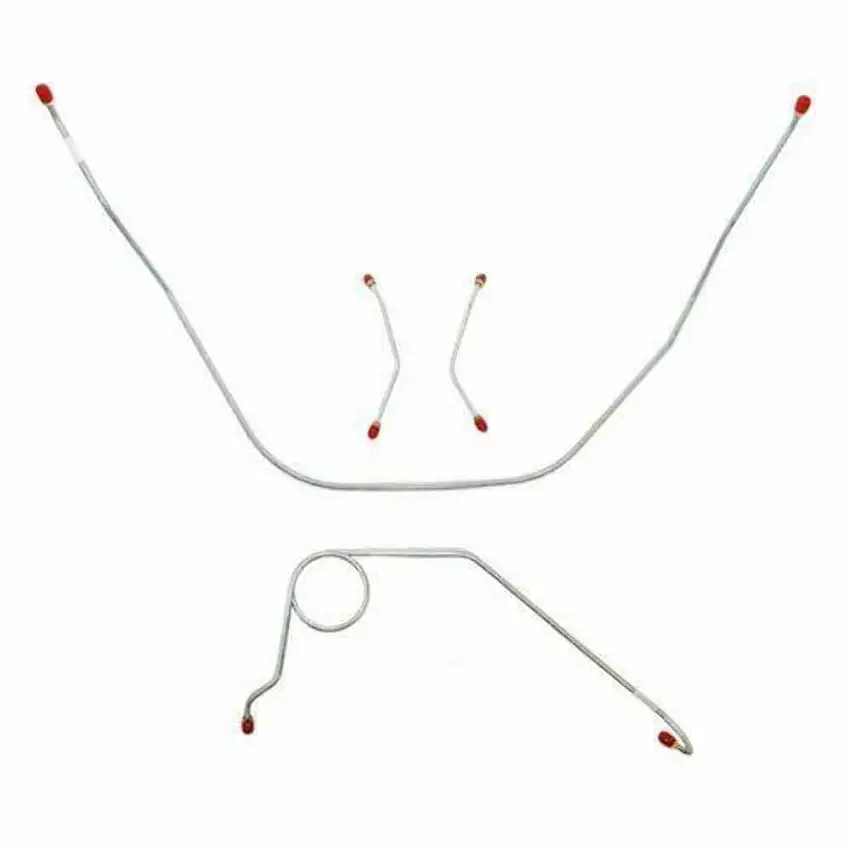 1958 Chevrolet Bel Air Front Brake Line Kit Power Brakes Steel BKT5802OM