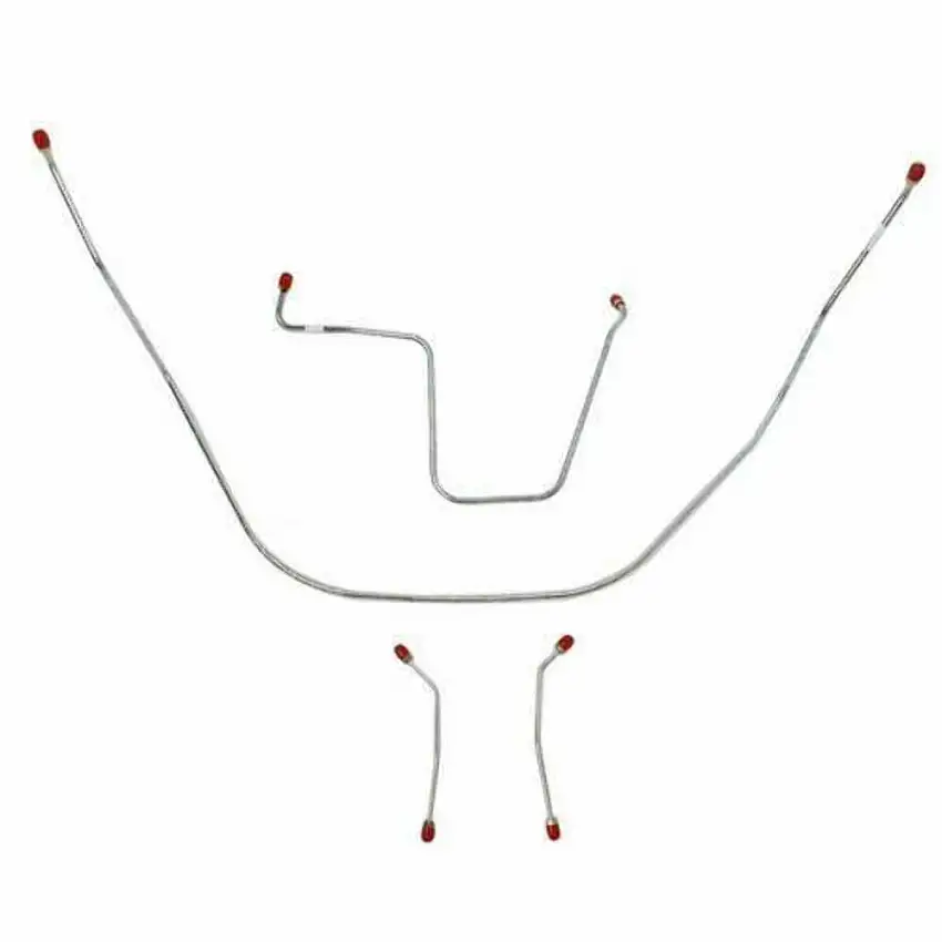 1962-1964 Chevrolet Bel Air Front Brake Line Kit Power Brakes Steel BKT6202OM