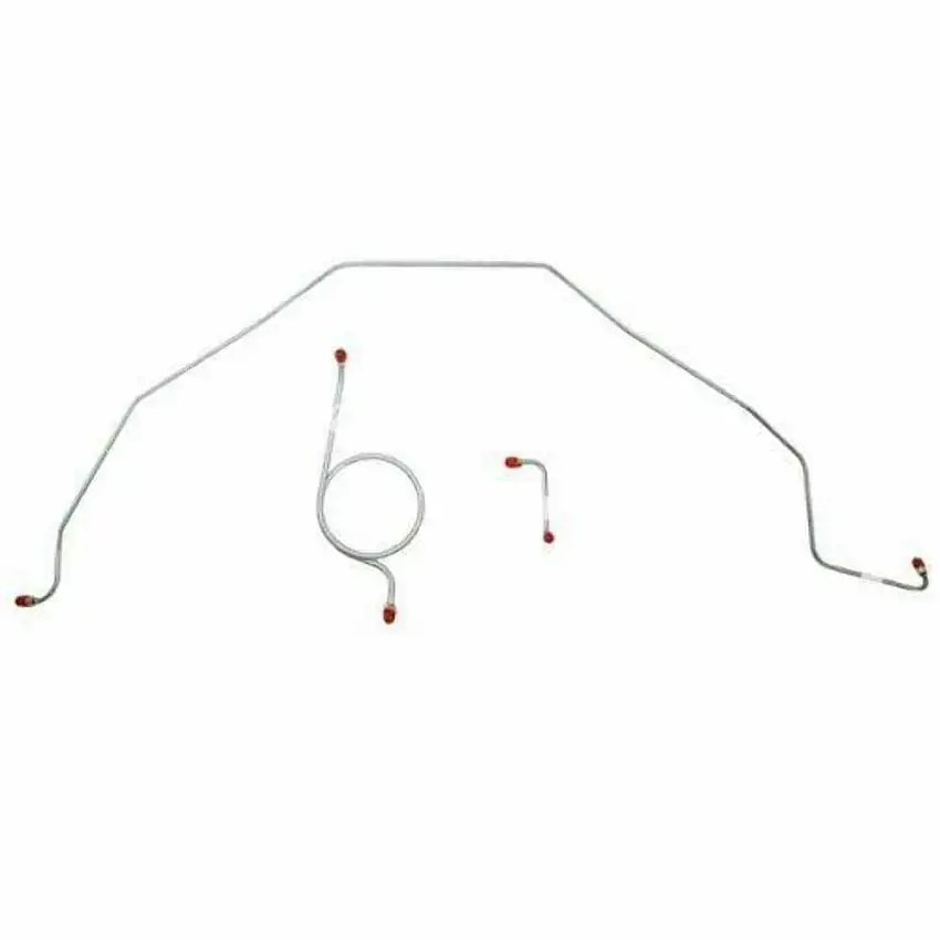 1966 Chevrolet Bel Air w/ Standard Brakes Front Brake Line Kit - BKT6601OM