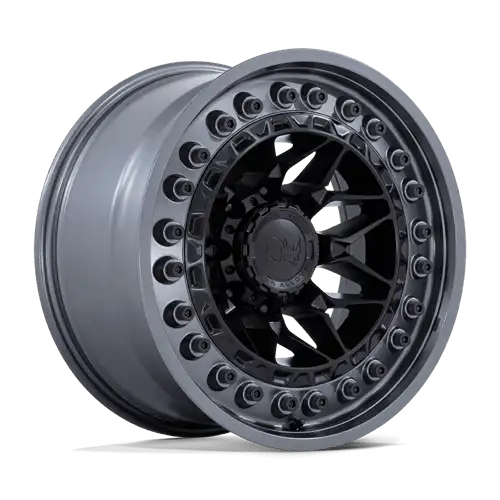 ALPHA 18X9 8X6.5 125 +20 M-BLK GNMTL-LP - BR008MA18908020 - Black Rhino Wheels
