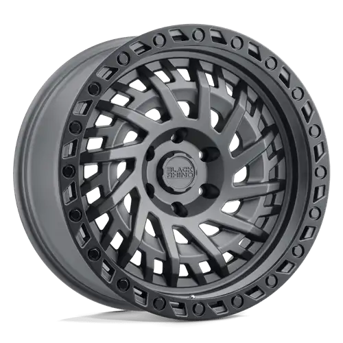 BR SHREDDER 17X9 5X127 +0 71 M-GNMTL BLK - 1790SHD005127G71 - Black Rhino Wheels