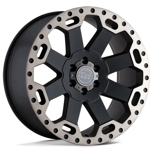 BR WARLORD 18X9 6X139 -12 112 M-BLK DDT - 1890WAR-26140M12 - Black Rhino Wheels