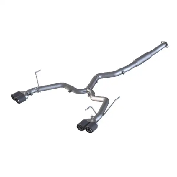 MBRP Exhaust 3" Cat Back, Dual Split Rear,with Carbon Fiber Tips T304 Race Version (S48023CF)