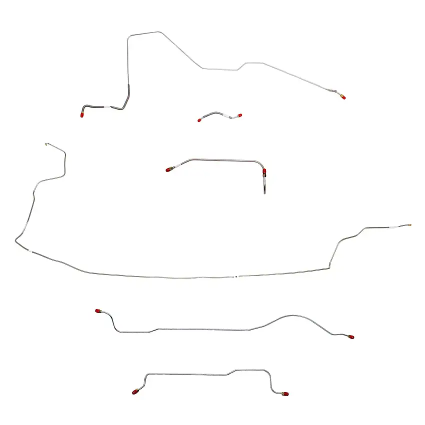Mopar B Body Complete Brake Line Kit; Fine Lines-CBK0609SS