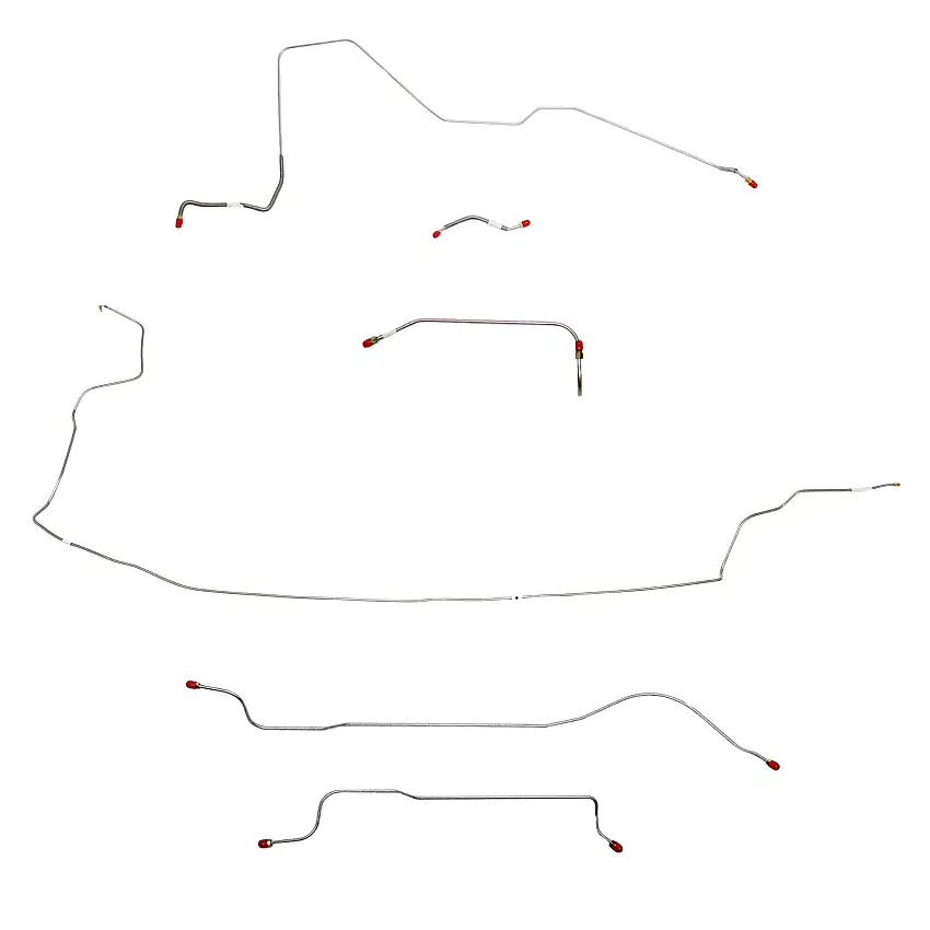 Mopar B Body Complete Brake Line Kit; Fine Lines-CBK0610SS