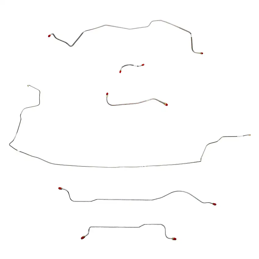 Mopar B Body Complete Brake Line Kit; Fine Lines-CBK0611SS