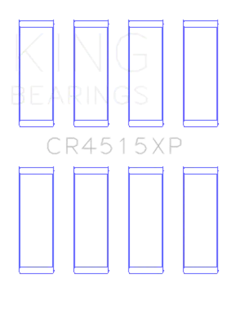 King Chrysler Ford  Mazda Duratec 121ci 2.0L 16v Connecting Rod Bearing Set - Set of 4
