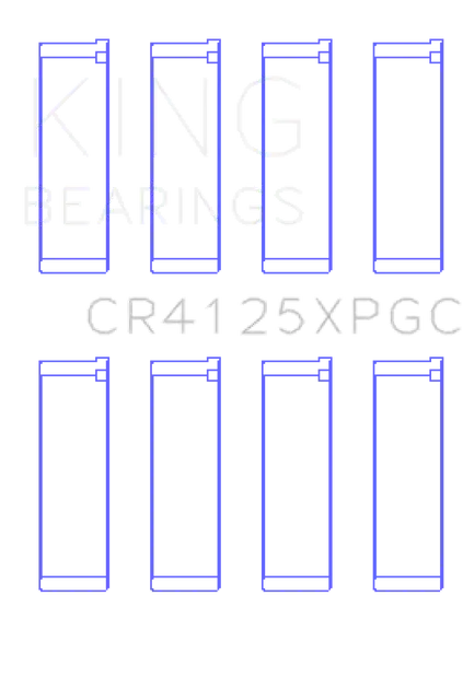 King Subaru EJ20/EJ22/EJ25 (Size .026) pMaxKote Performance Rod Bearing Set