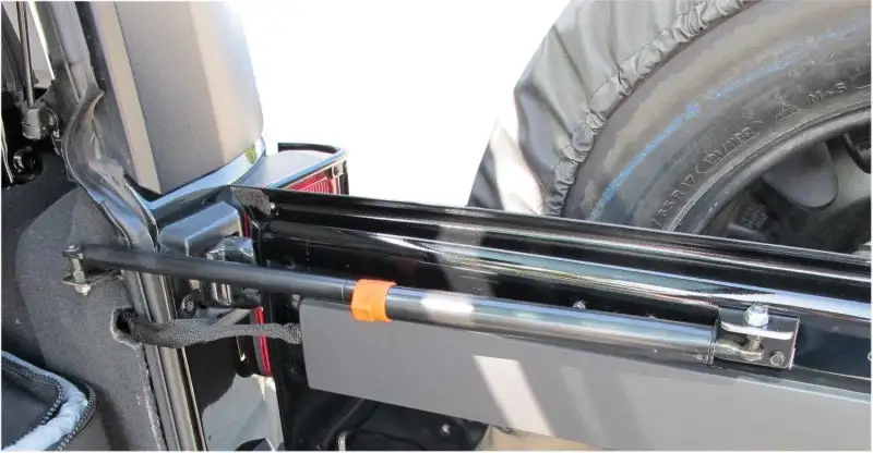 Rampage Jeep Wrangler(JK) Rear Door Heavy Duty Gas Strut - Black