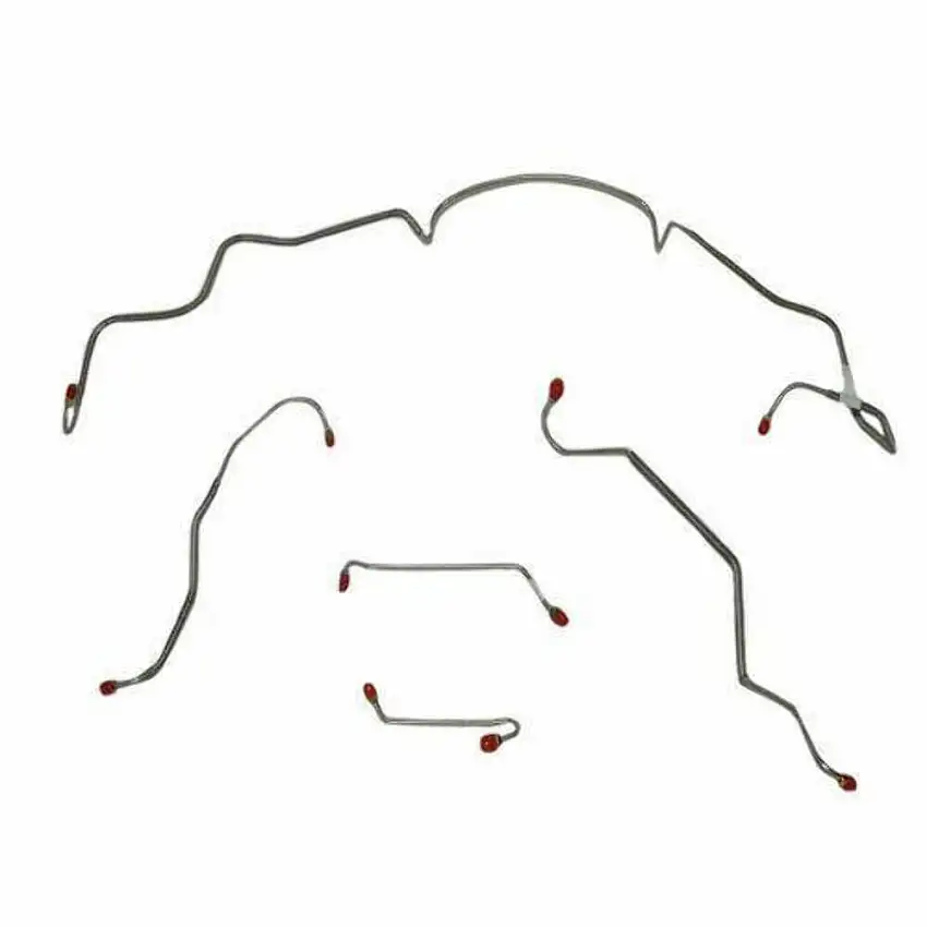 Fine Lines AKT6707OM - Front Brake Line Kit Power Disc Brakes Steel for 1967 Pontiac LeMans