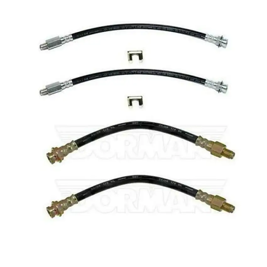 Fine Lines HSK0065OM - Brake Hose Kit For 63-82 Corvette Complete Kit Rubber
