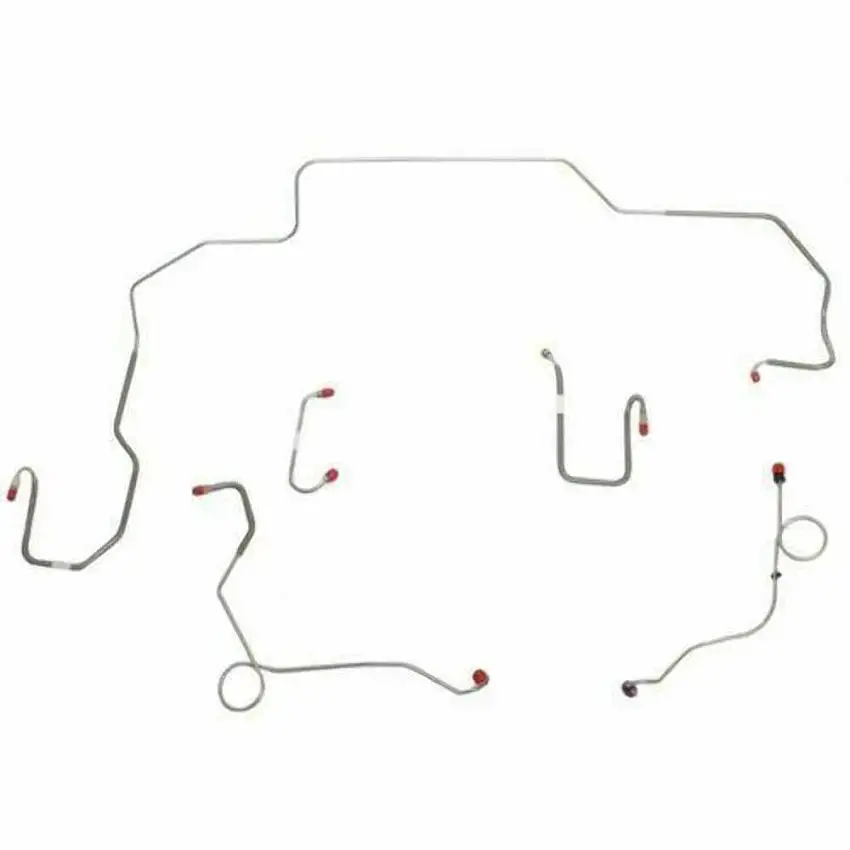 Fine Lines RKT6809OM Front Brake Line Kit Power Disc Brakes Steel for 1968-70 Dodge Coronet