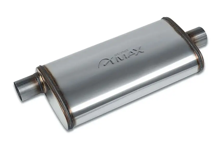 Fits 1959-1967 Ford Galaxie Straight Through Muffler-Stainless SM11255-JHPR