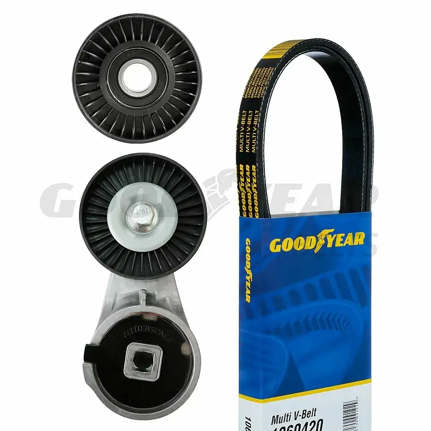 Fits 1993-1997 Ford F-350 Serpentine Belt Drive Component Kit Goodyear 3020 Open Box