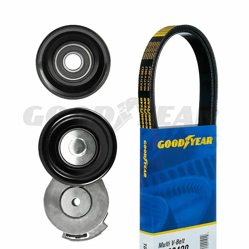 Fits 2007-2010 Ford Mustang Serpentine Belt Drive Component Kit Goodyear 3208 Open Box