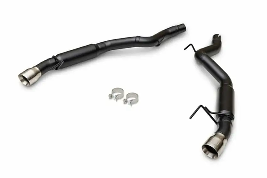 Fits 24 Ford Mustang Gt 5.0/2.3, Axle-Back 3" Exhaust System, 4"-Polished-818163