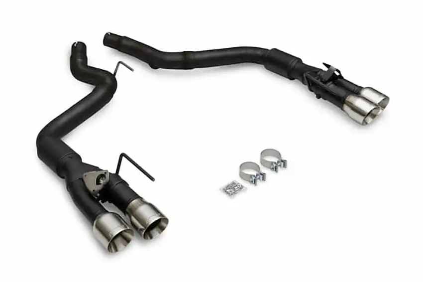 Fits 24 Ford Mustang Gt 5.0/2.3, Axle-Back 3" Exhaust System, 4"-Polished-818164