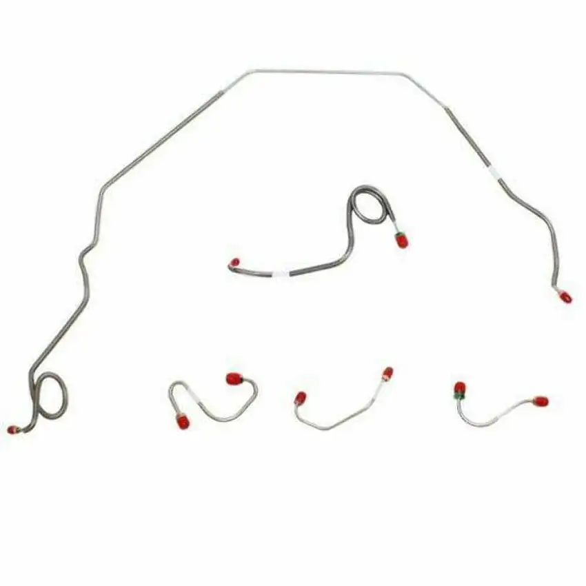 1969 Pontiac Firebird Front Brake Line Kit Power Disc Brakes - FKT6906OM