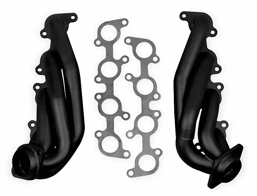 Flowtech Shorty Headers - Black Painted - 91674FLT