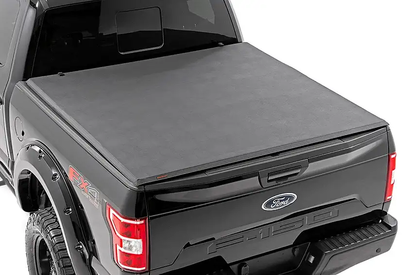 Soft Tri-Fold Bed Cover - 6'7" Bed - Ford F-150 (15-20)/Raptor (17-20) 41515650A