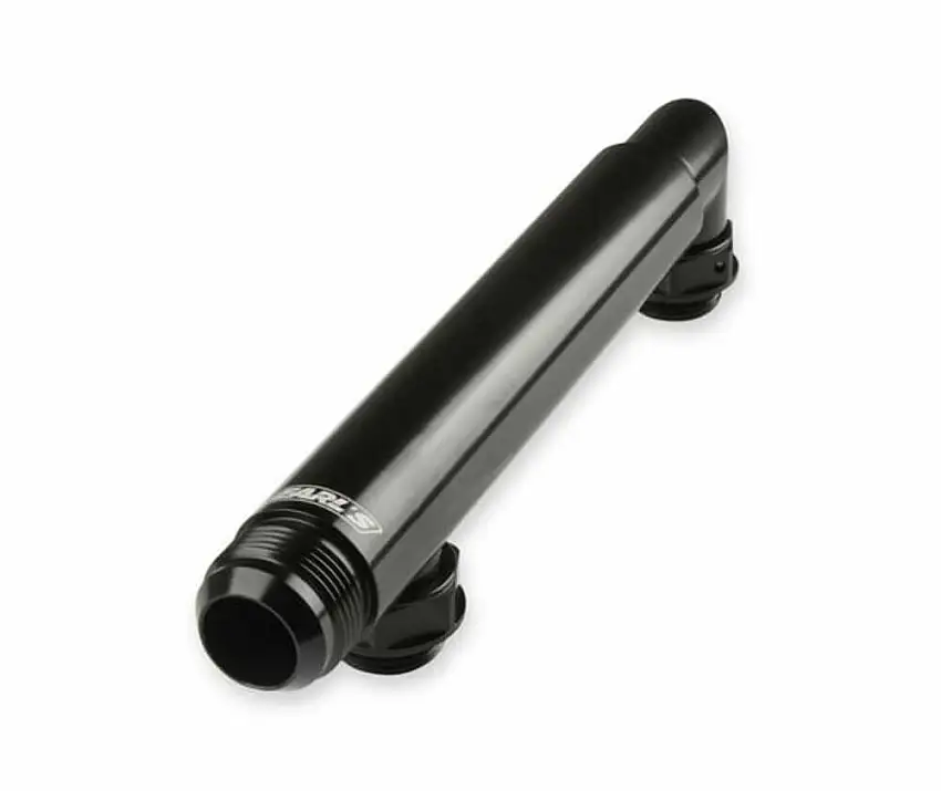 Earls Adjustable Coolant Cross-Over Tube -16AN x (2) - 12AN O-RingPort-LS0037ERL