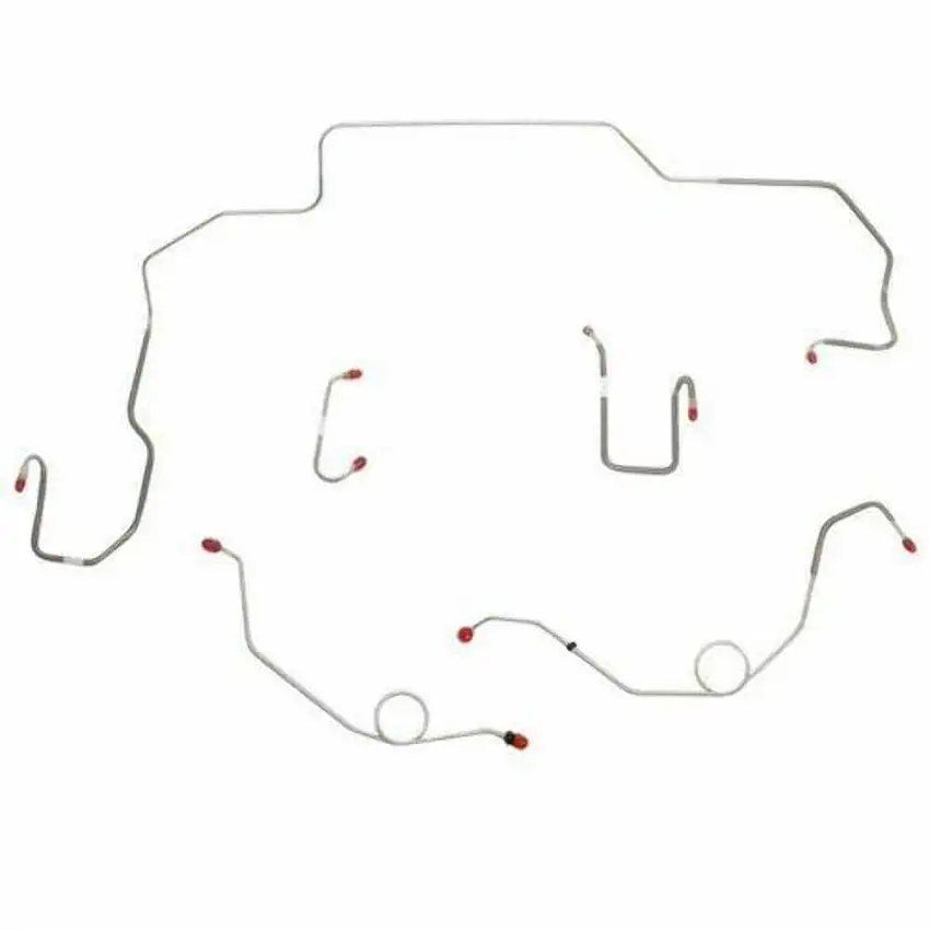 Fine Lines RKT6810SS - Front Brake Line Kit Power Disc Brakes Stainless 1968-70 Dodge Coronet