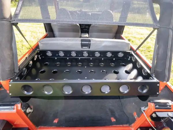 Rusty's Rear Cargo Basket - LJ Wrangler