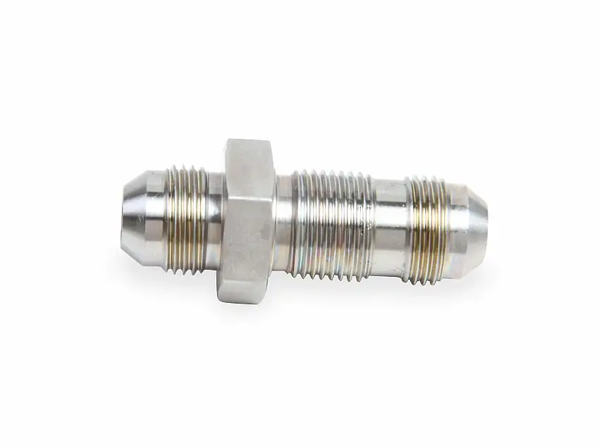 Earls Straight -3 AN Bulkhead - Stainless Steel - SS983203ERL