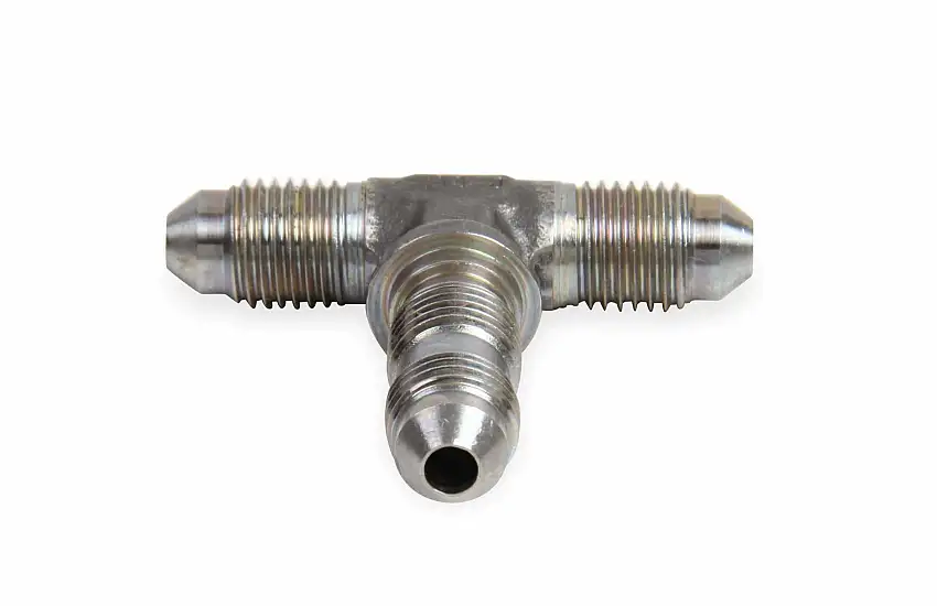 Earls -3 AN Bulkhead Tee - Stainless Steel - SS983403ERL