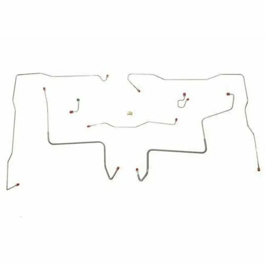 1971-72 Chevrolet K10 Front Brake Line Kit 4WD Power Brakes - TKT7105SS