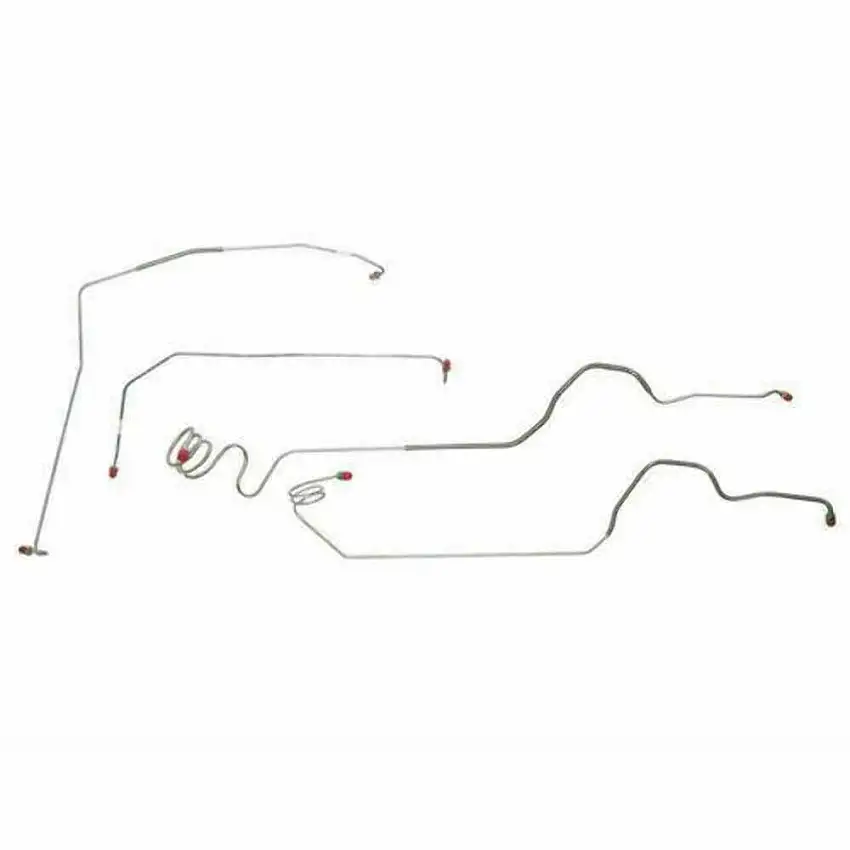 1973-1980 Chevrolet K10 Front Brake Line Kit Power Disc Brakes TKT7301OM
