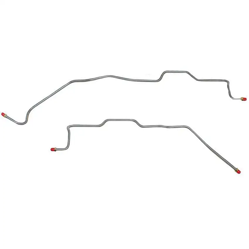 Rear Axle Brake Lines For 1989-2000 Chevrolet K3500 Dually Stainless TRA9604SS