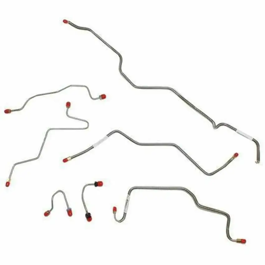 1981-1993 Dodge W250 Front Brake Line Kit Rear-ABS Steel WKT9201OM