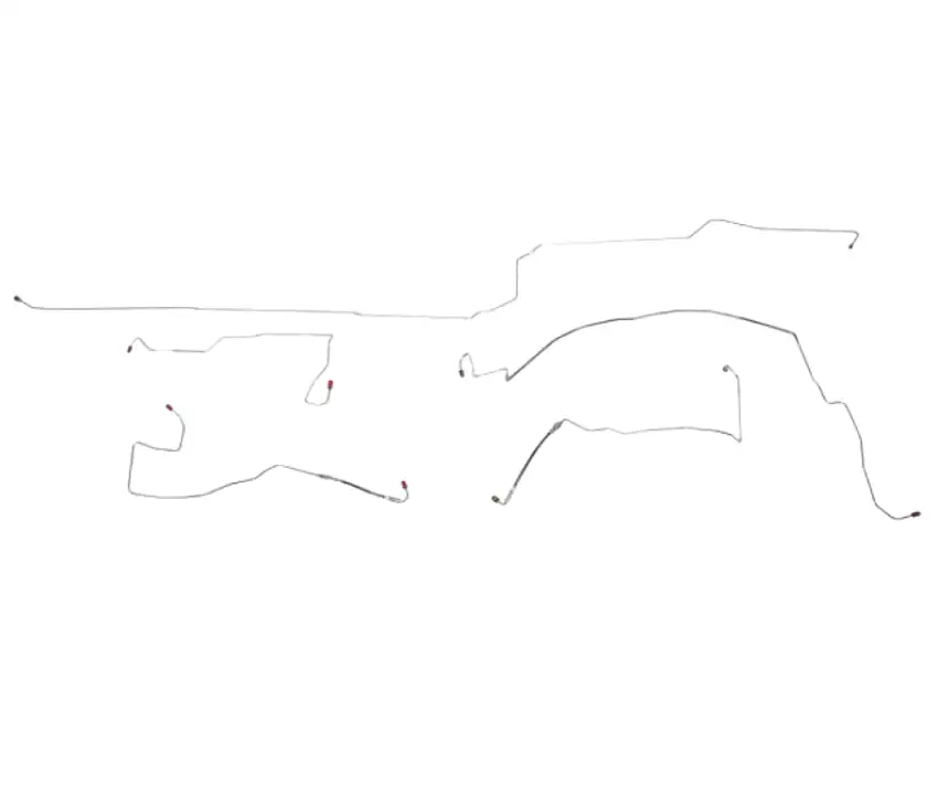1999-04 Chrysler 300M Front Brake Line Kit AWABS w/ Traction Control - YKT9901SS