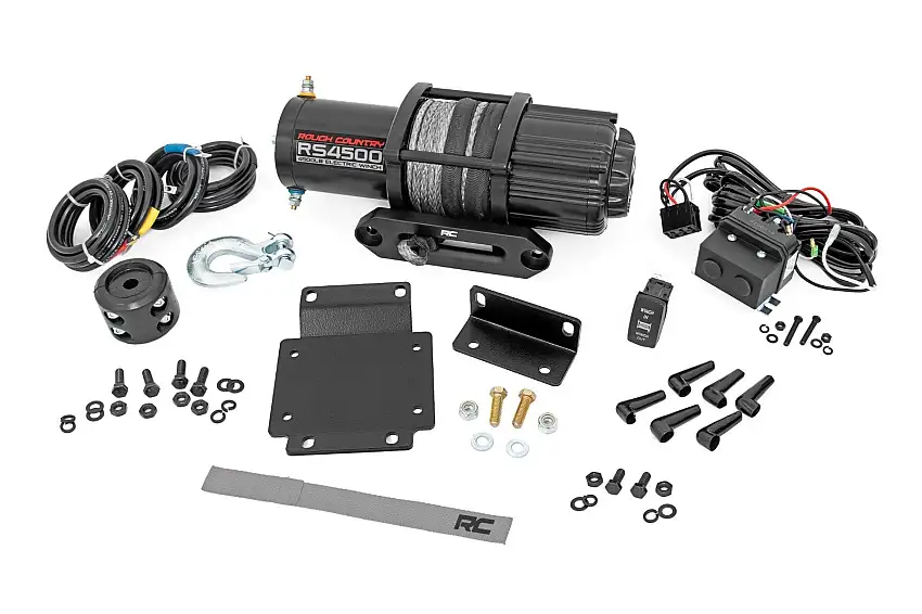 Rough Country Winch Mount - RS4500S - Honda Pioneer 1000 - 92069