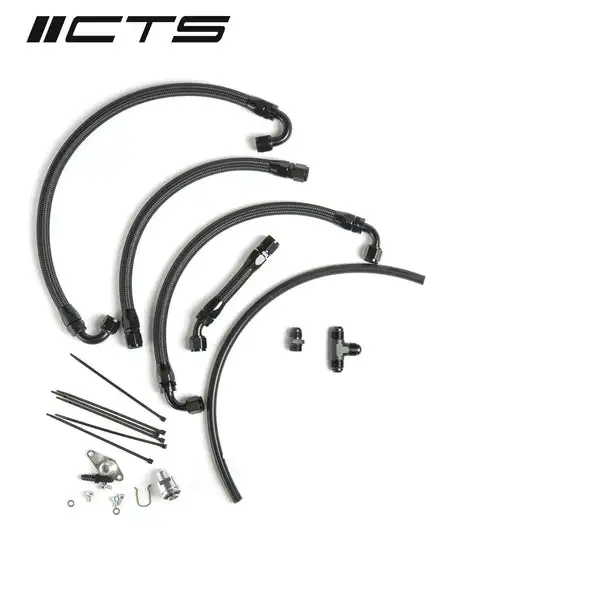 CTS Turbo MK5 FSI catch can conversion kit for Billet Valve cover (CTS-CC-MK5-250conversion)