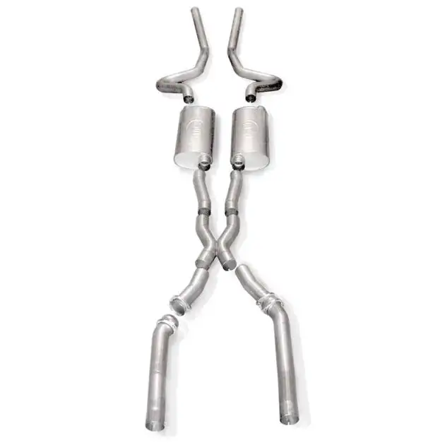 Stainless Works Chevy Chevelle Small/Big Block 1968-72 Exhaust 3in System with X-pipe